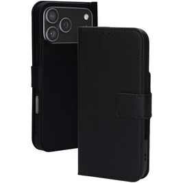 Mobiparts Classic Wallet iPhone 17 Pro Max MagSafe Hoesje Bookcase - Zwart