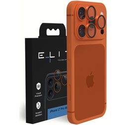 Elite iPhone 17 Pro Max Glazen Camera Lens Protector - Case Friendly - Oranje
