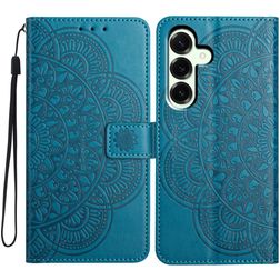 Mobigear Mandala Samsung Galaxy A17 Hoesje Bookcase Portemonnee - Blauw