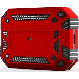 Mobigear Armor Apple AirPods Pro 2 Shockproof Hardcase Hoesje - Rood