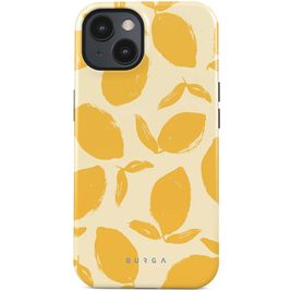 Burga Tough iPhone 15 MagSafe Hoesje Hardcase Backcover Shockproof - Lemon Tart