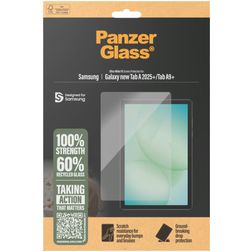PanzerGlass Ultra-Wide Fit Samsung Galaxy Tab A11 Plus Glazen Screenprotector - Case Friendly - Ultra-Wide-Fit