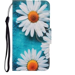 Mobigear Design Xiaomi Redmi 9A Hoesje Bookcase Portemonnee - Madeliefje