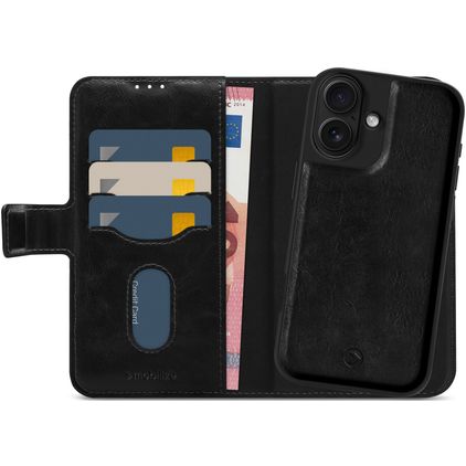 Mobilize Magsafe iPhone 17 MagSafe Hoesje Uitneembare 2in1 Bookcase Portemonnee - Zwart