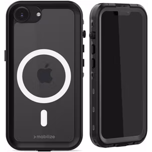 Mobilize Waterproof iPhone 16e Waterdicht MagSafe Hoesje Hardcase Backcover - Zwart