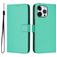 Mobigear Urban Wallet iPhone 16 Pro Max Hoesje Bookcase Portemonnee - Groen