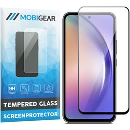 Mobigear Premium Samsung Galaxy A54 Glazen Screenprotector - Case Friendly - Zwart