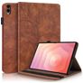 Mobigear Tree Samsung Galaxy Tab S11 Ultra Hoes Bookcase + Stylus Houder - Bruin