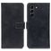 Mobigear Croco Samsung Galaxy S21 FE Hoesje Bookcase Portemonnee - Zwart
