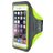 Mobiparts Comfort Fit Telefoonhouder Hardlopen iPhone 8 Sport Hoesje Neopreen Sportarmband - Neon Green