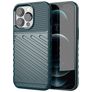 Mobigear Groove iPhone 13 Pro Max Hoesje Flexibel TPU Backcover - Groen