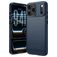 Mobigear Brushed Slim iPhone 18 Pro Max Hoesje Flexibel TPU Backcover - Blauw
