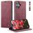 CaseMe 013 iPhone 17 Hoesje Bookcase Portemonnee - Rood