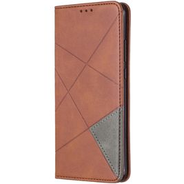 Mobigear Rhombus Slim Huawei P40 Pro Hoesje Bookcase - Bruin