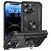 Mobigear Armor Ring iPhone 16 Pro Hoesje Hardcase Backcover Shockproof met Ringhouder - Zwart