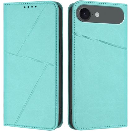 Mobigear Frosted Flip iPhone Air Hoesje Bookcase Portemonnee - Blauw