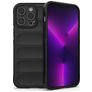 Mobigear Bumpy iPhone 14 Pro Max Hoesje Flexibel TPU Backcover - Zwart
