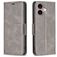 Mobigear Excellent iPhone 16 Hoesje Bookcase Portemonnee - Grijs