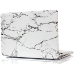 Mobigear Marble MacBook Pro 15 Inch (2008-2012) Hoes Hardshell Laptopcover MacBook Case - Wit - Model A1260 / A1286