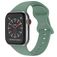 Mobigear Sport Dual Siliconen Apple Watch Bandje Druksluiting - 49/46/45/44 mm - Avocado