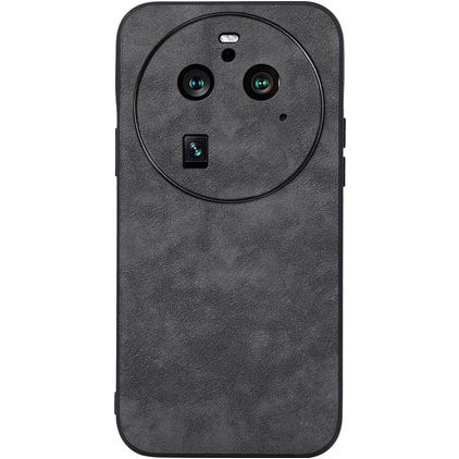 Mobigear Fabric OPPO Find X6 Pro Hoesje Hardcase Backcover - Zwart