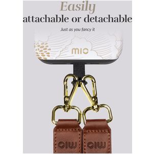 MIO Lanyard Universeel Telefoonkoord Verstelbaar - White Roses