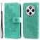 Mobigear Flowers Xiaomi Redmi 14C Hoesje Bookcase Portemonnee - Groen