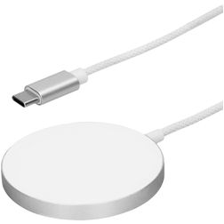 Mobiparts Charge Pad Draadloze oplader MagSafe 1 m 25W - Wit