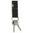 Valenta Keychain Leren Sleutelhanger met Muntvak - Zwart