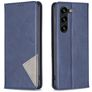 Mobigear Rhombus Slim Samsung Galaxy S25 Plus Hoesje Bookcase - Blauw