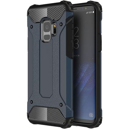 Mobigear Outdoor Samsung Galaxy S9 Hoesje Hardcase Backcover Shockproof - Marineblauw