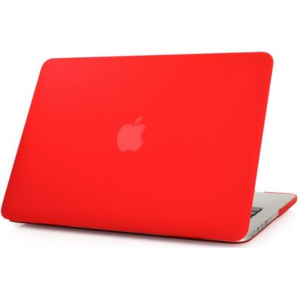Mobigear Matte MacBook Pro 13 Inch (2012-2015) Hoes Hardshell Laptopcover MacBook Case - Rood - Model A1425 / A1502