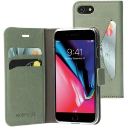 Mobiparts Classic Wallet iPhone 7 Hoesje Bookcase Portemonnee - Stone Green
