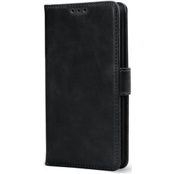 Mobilize Wallet Samsung Galaxy S25 Ultra Hoesje Echt Leer Bookcase Portemonnee - Zwart