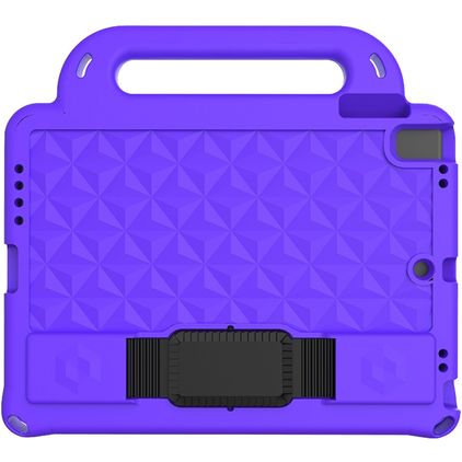 Mobigear Diamond iPad Air 1 (2013) Kinder Tablethoes met Handvat - Paars