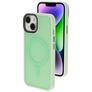 Mobiparts Hardcover iPhone 14 MagSafe Hoesje Hardcase Backcover - Satin Light Green
