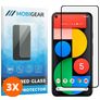 Mobigear Premium Google Pixel 5 Glazen Screenprotector - Case Friendly - Zwart (3-Pack)