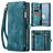 CaseMe 008 Google Pixel 9a Hoesje Uitneembare 2in1 Bookcase Portemonnee - Blauw