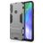 Mobigear Armor Stand Huawei Y6p Hoesje Hardcase Backcover Shockproof met Standaard - Grijs
