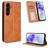 Mobigear Sensation Samsung Galaxy A35 Hoesje Bookcase Portemonnee - Bruin