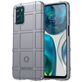 Mobigear Rugged Shield Motorola Moto G42 Hoesje Flexibel TPU Backcover Shockproof - Grijs