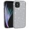 Mobigear Glitter iPhone 12 Hoesje Hardcase Backcover - Grijs