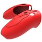 Mobigear Classic Dun Playstation 5 controller Hoesje Flexibel Siliconen - Rood