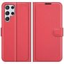 Mobigear Classic Samsung Galaxy S22 Ultra Hoesje Bookcase Portemonnee - Rood