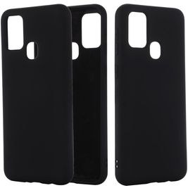 Mobigear Rubber Touch Samsung Galaxy M51 Siliconen Hoesje Backcover - Zwart