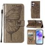 Mobigear Butterfly Samsung Galaxy A55 Hoesje Bookcase Portemonnee - Grijs