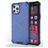 Mobigear Honeycomb iPhone 13 Mini Hoesje Hardcase Backcover Shockproof - Blauw