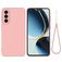 Mobigear Rubber Touch Samsung Galaxy A57 Siliconen Hoesje Backcover - Roze