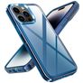 Mobigear Crystal iPhone 14 Pro Max Hoesje Hardcase Backcover - Blauw