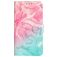 Mobigear Marble Huawei P Smart (2020) Hoesje Bookcase Portemonnee - Blauw / Roze